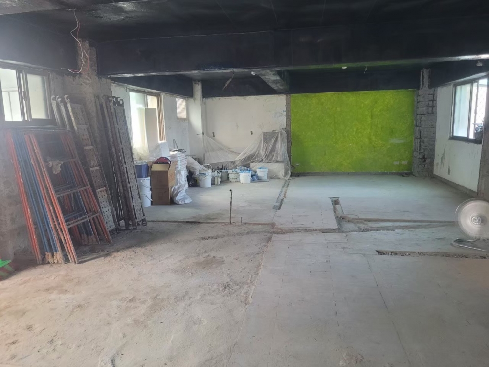 碳纖維網施工完畢